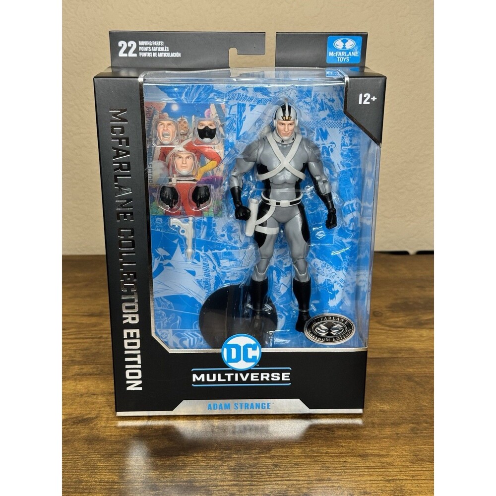 2025 McFarlane DC Multiverse Collectors Edition Adam Strange Platinum Chase